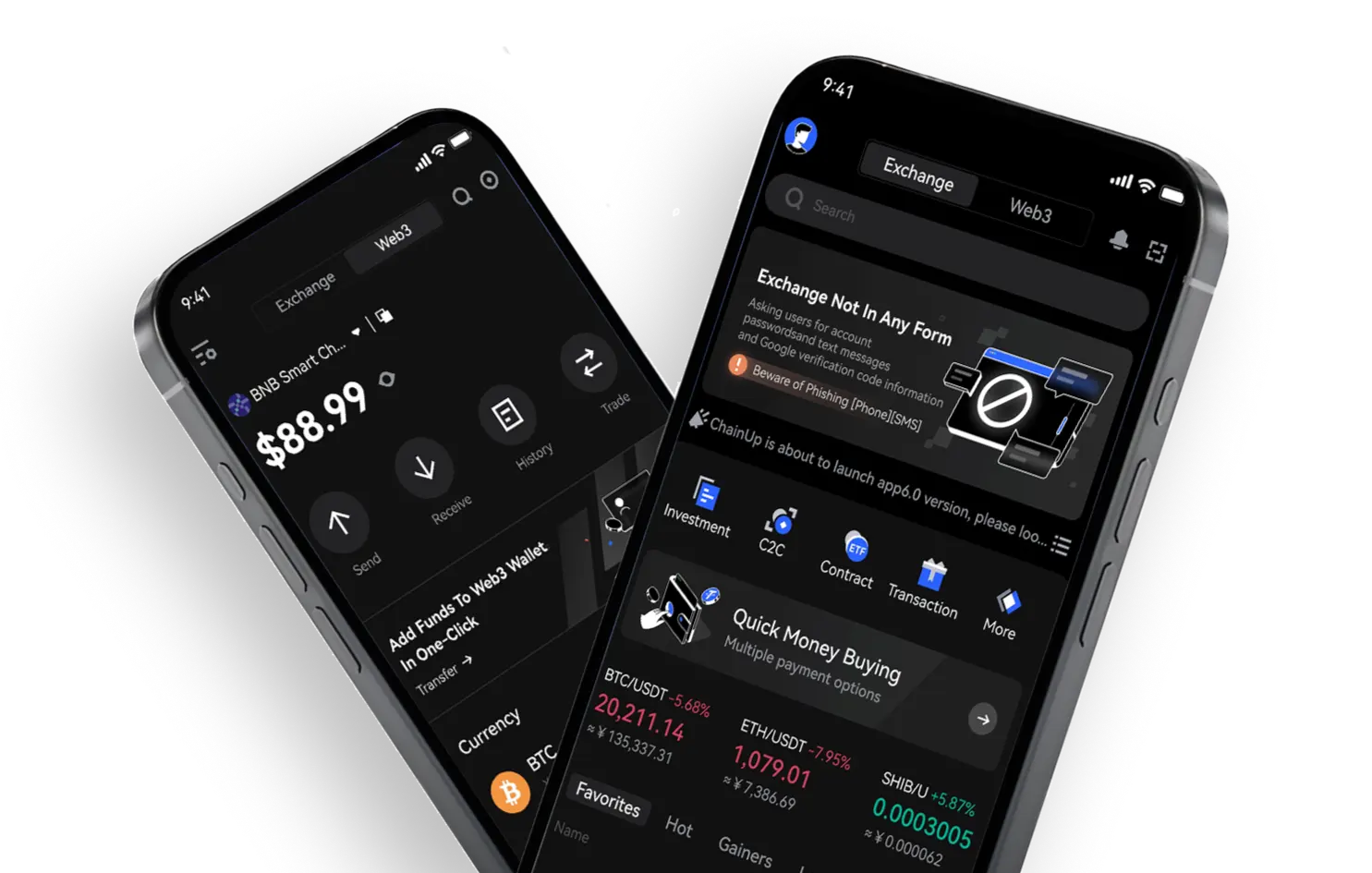 DEX exchange UI
