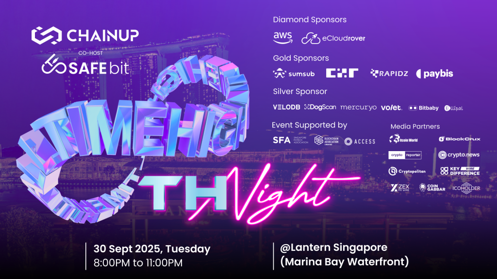 ChainUp Catalyzes Key Dialogue on Digital Assets Regulation with 400 Executives Ahead of TOKEN2049 Singapore