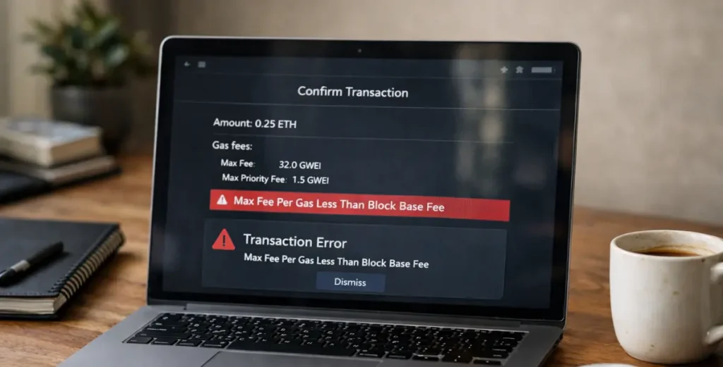 How to Fix the "Max Fee Per Gas Less Than Block Base Fee" Error?